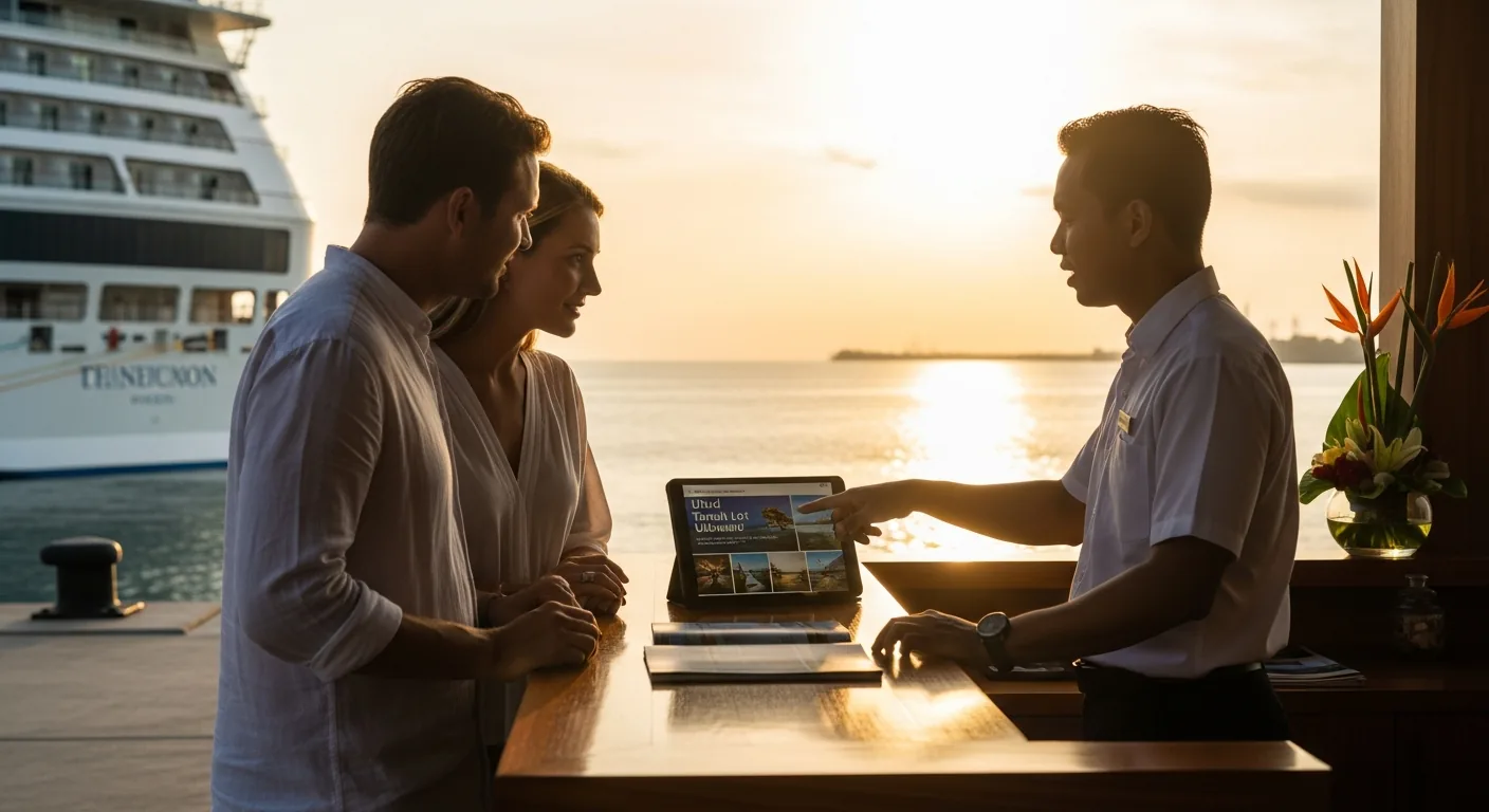 Cruise Sunset Excursion Bali — Tanah Lot, Uluwatu, Jimbaran Beach